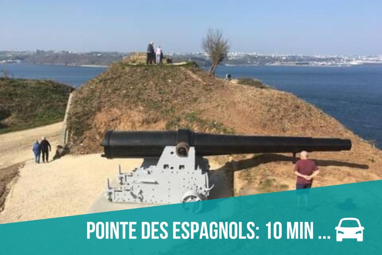 Maison spacieuse à deux pas de la plage Roscanvel Esterno foto